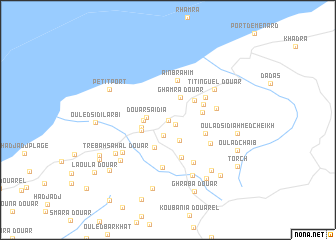 map of Douar Hʼgagna